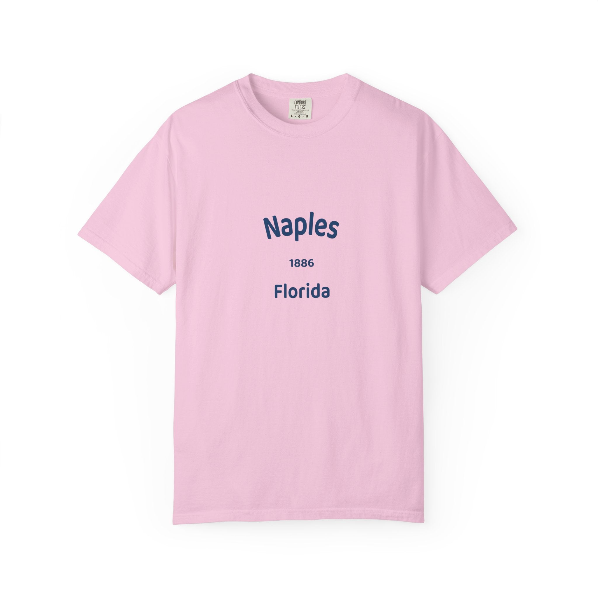 Vintage Naples Florida T-Shirt, Unisex Garment-Dyed Tee, Casual Wear, Summer Vacation, Gift for Travelers, Coastal Style