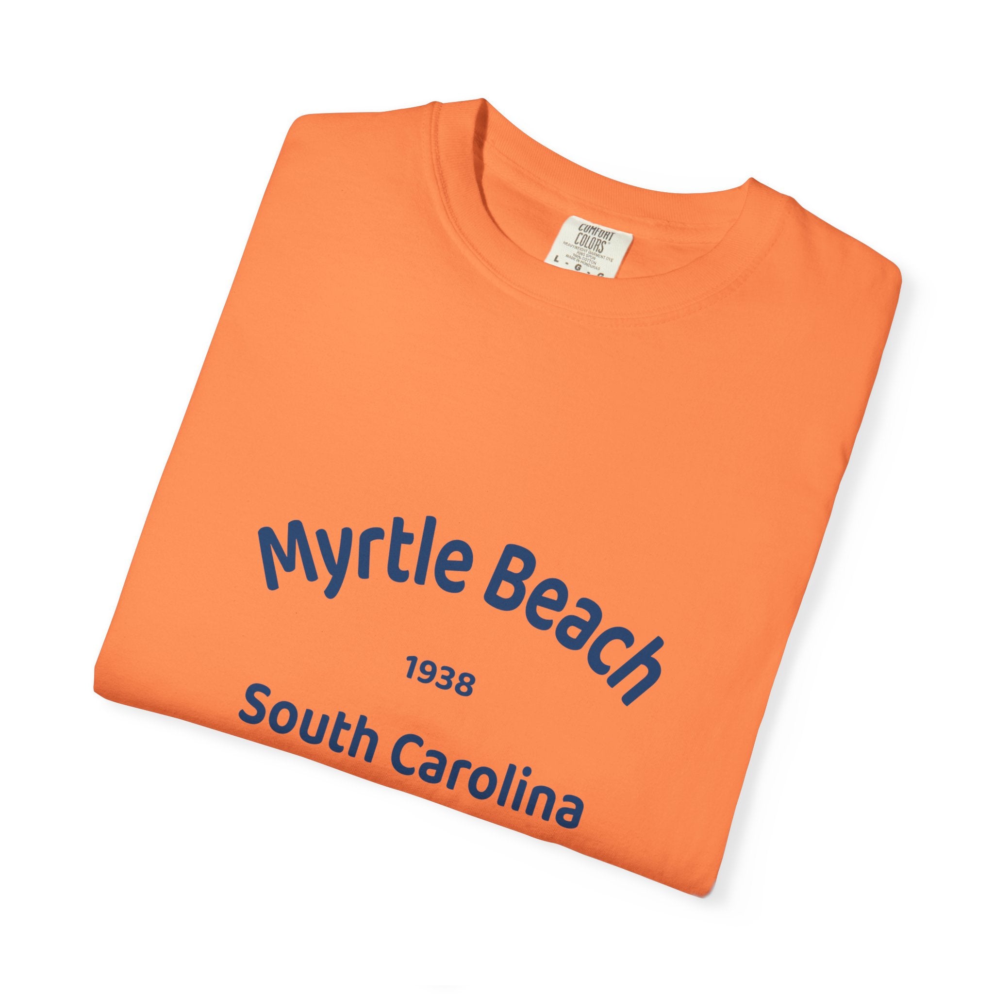 Myrtle Beach Unisex T-shirt, Relaxed Fit Tee, Vacation Souvenir Shirt, Casual Wear, Beach Lover Gift, Summer Attire
