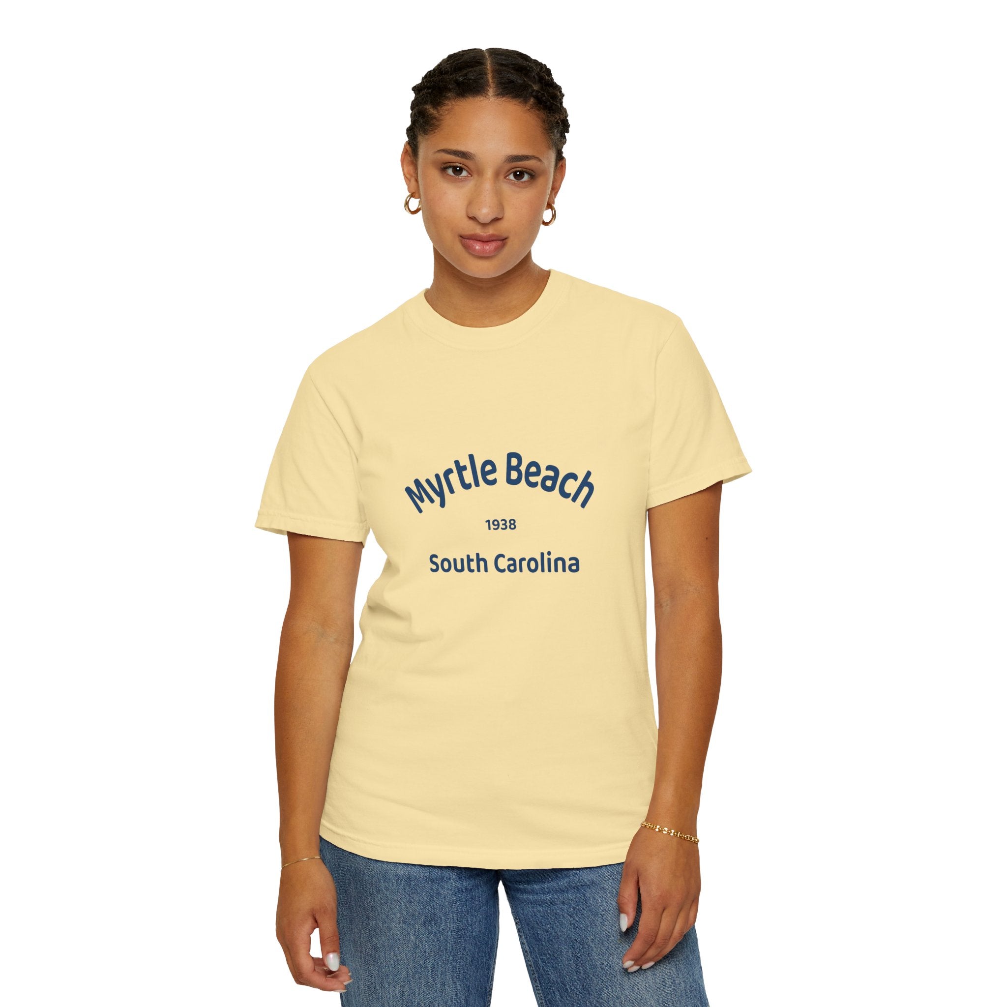 Myrtle Beach Unisex T-shirt, Relaxed Fit Tee, Vacation Souvenir Shirt, Casual Wear, Beach Lover Gift, Summer Attire