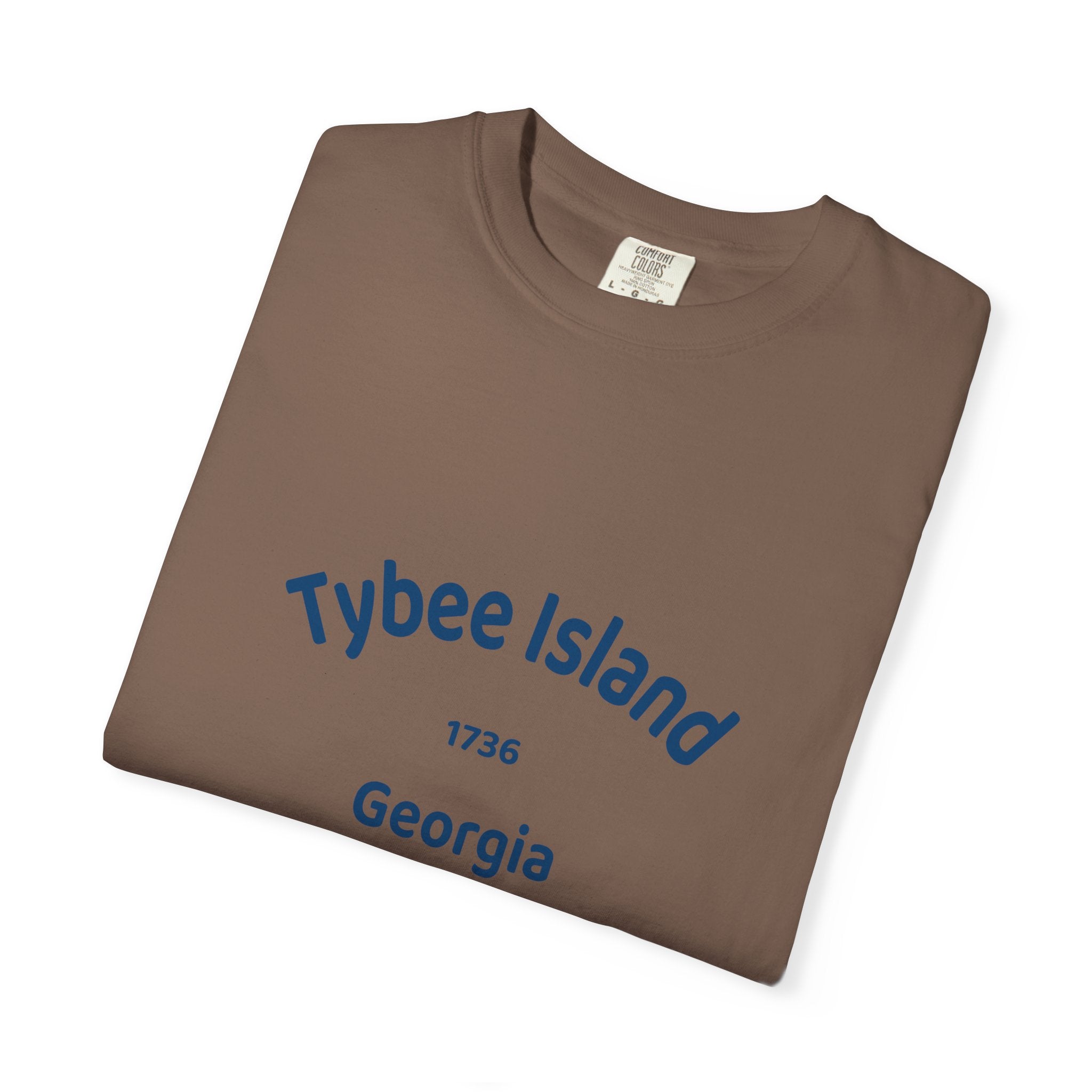 Tybee Island Garment-Dyed T-shirt | Coastal Vibe Tee for Beach Lovers, Summer Wear, Vacation Top, Gift for Travelers, Casual Style