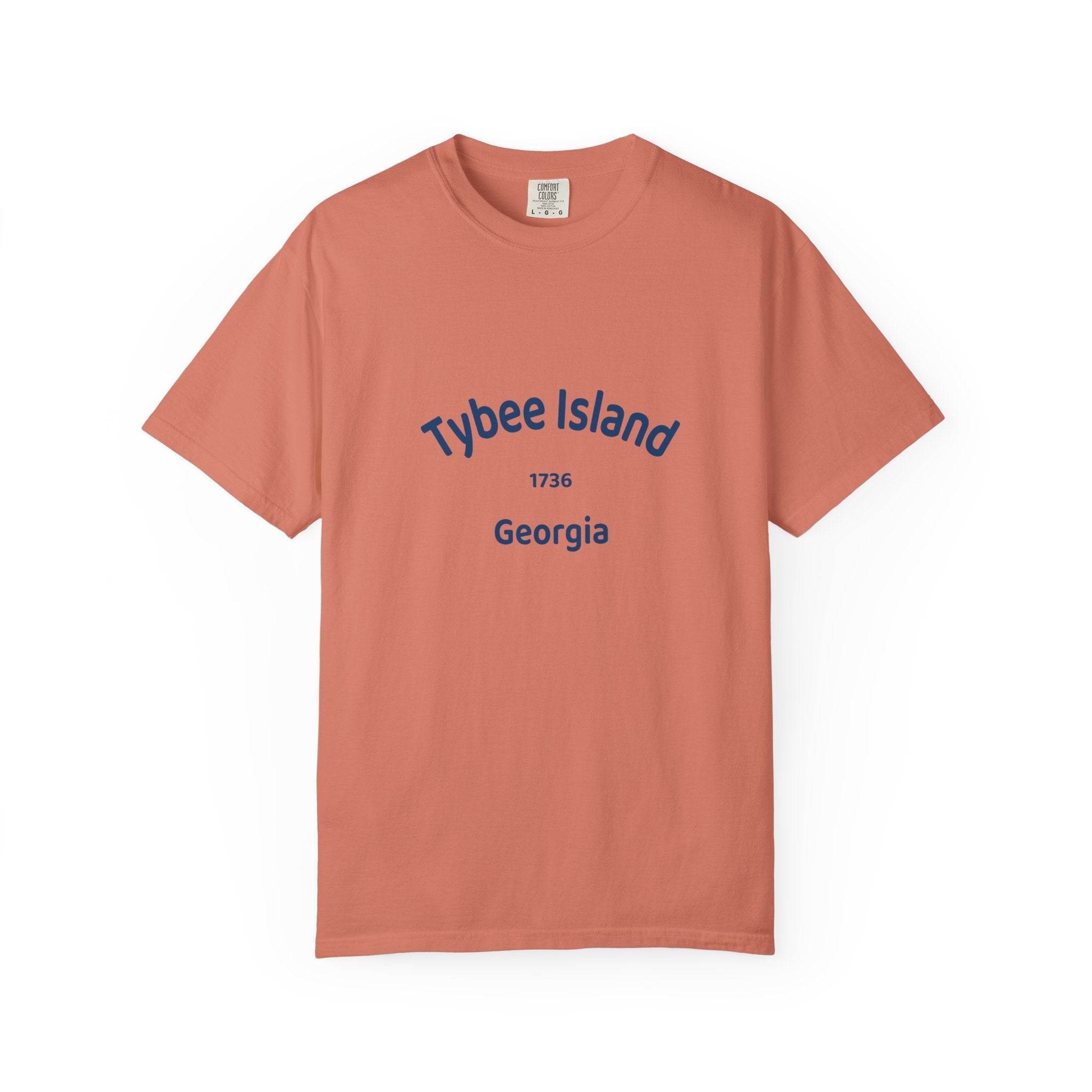 Tybee Island Garment-Dyed T-shirt | Coastal Vibe Tee for Beach Lovers, Summer Wear, Vacation Top, Gift for Travelers, Casual Style