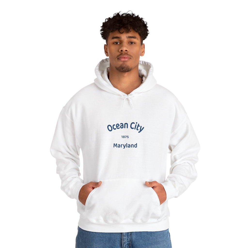 Ocean City Unisex Heavy Blend Hoodie | Cozy Sweatshirt for Beach Lovers | Birthday Gift, Travel Souvenir, Casual Wear
