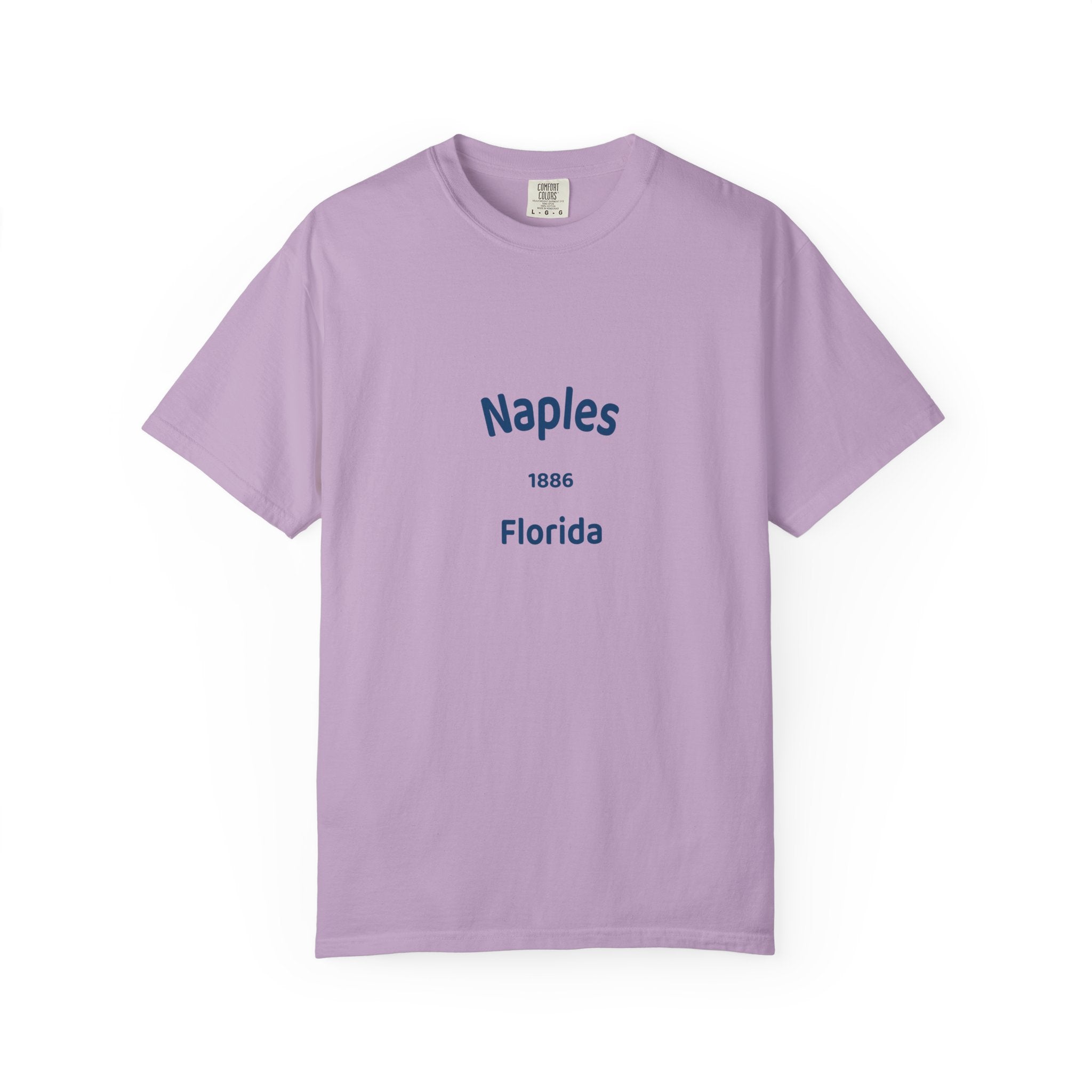 Vintage Naples Florida T-Shirt, Unisex Garment-Dyed Tee, Casual Wear, Summer Vacation, Gift for Travelers, Coastal Style