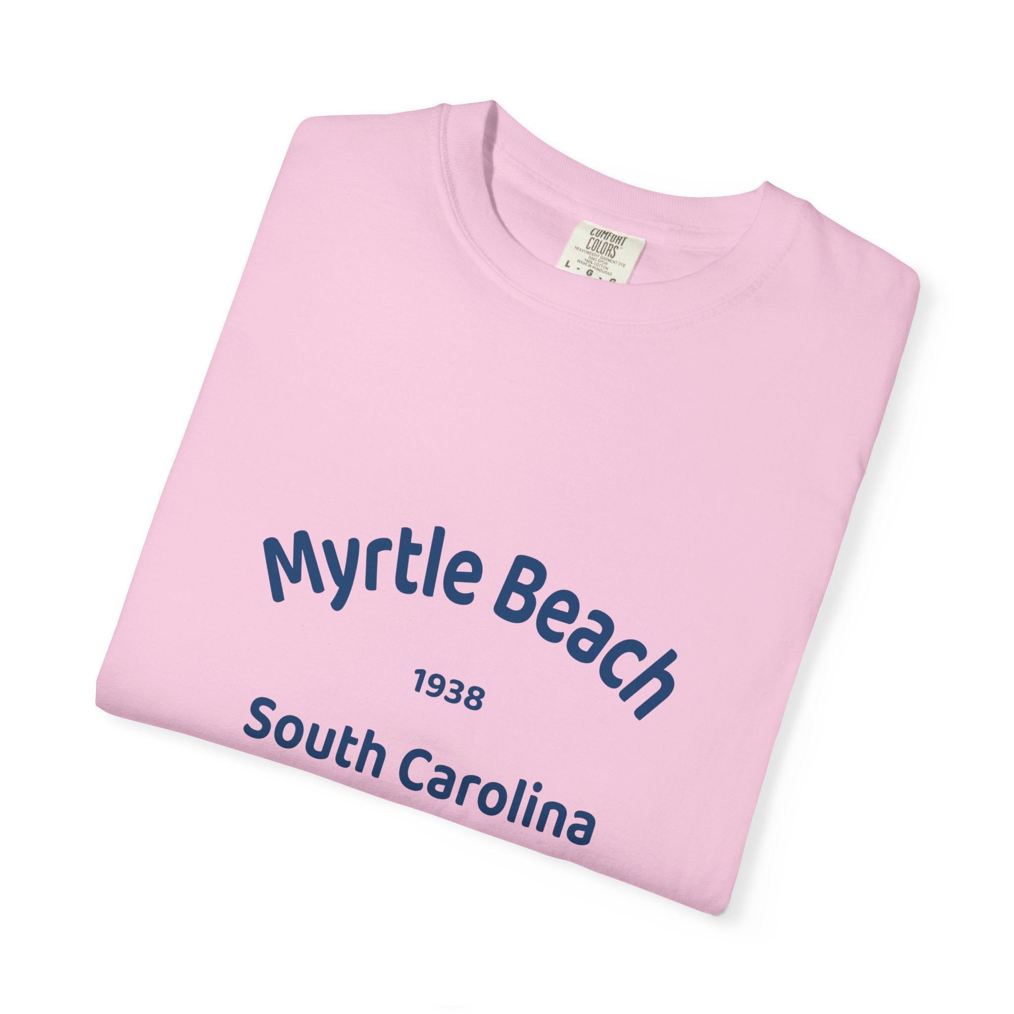 Myrtle Beach Unisex T-shirt, Relaxed Fit Tee, Vacation Souvenir Shirt, Casual Wear, Beach Lover Gift, Summer Attire