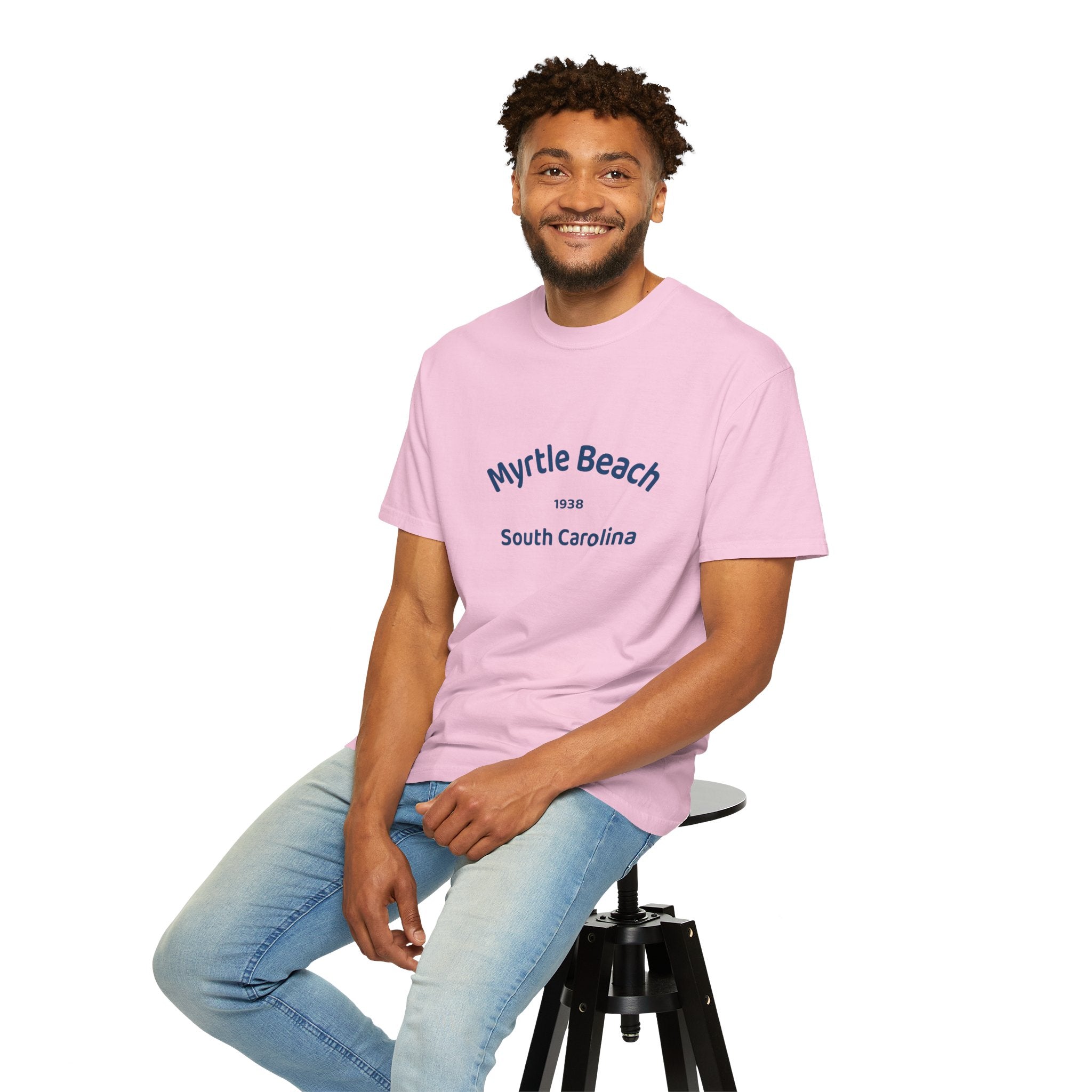 Myrtle Beach Unisex T-shirt, Relaxed Fit Tee, Vacation Souvenir Shirt, Casual Wear, Beach Lover Gift, Summer Attire