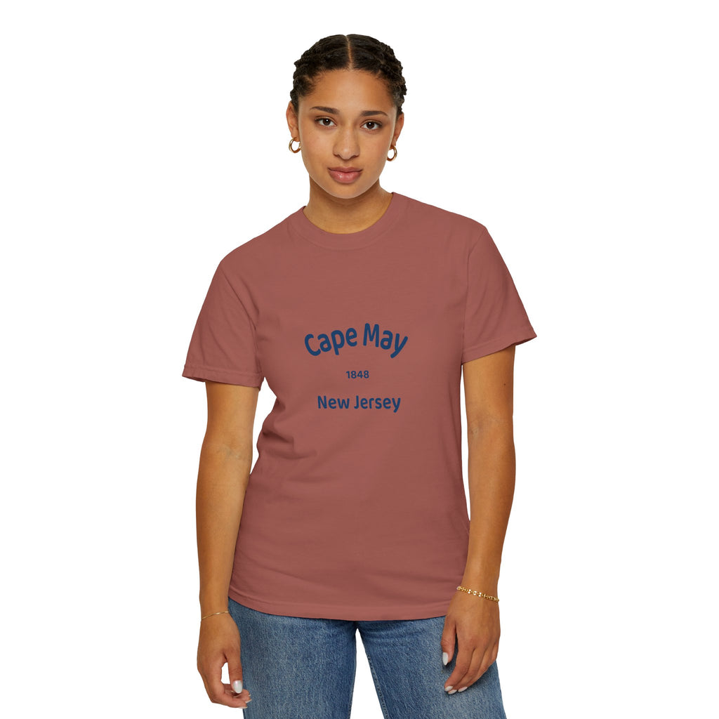 Cape May Heritage T-shirt, Vintage Style Tee, Unisex Casual Wear, NJ Vacation Souvenir, Gift for Travelers, Coastal Fashion, Summer Apparel