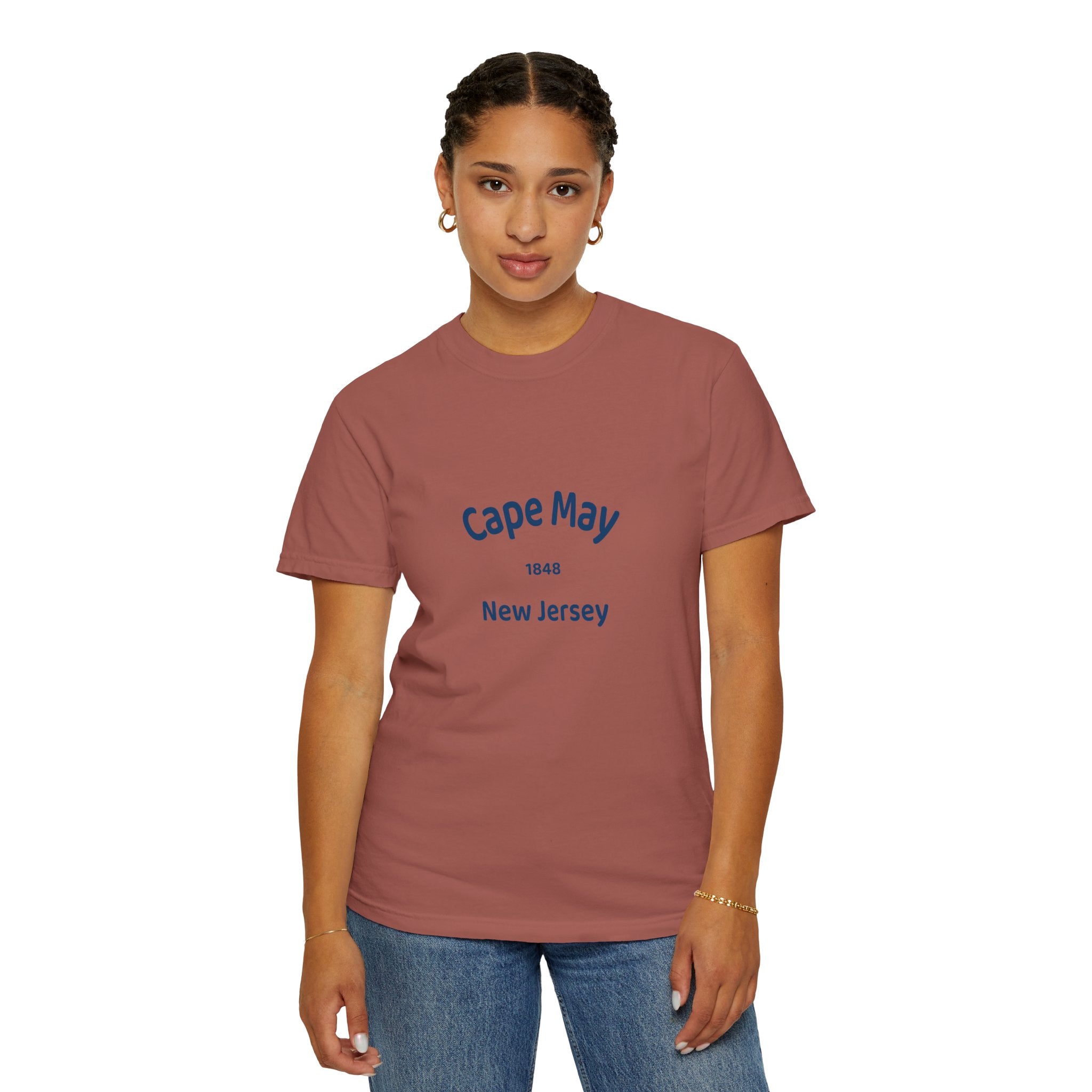 Cape May Heritage T-shirt, Vintage Style Tee, Unisex Casual Wear, NJ Vacation Souvenir, Gift for Travelers, Coastal Fashion, Summer Apparel
