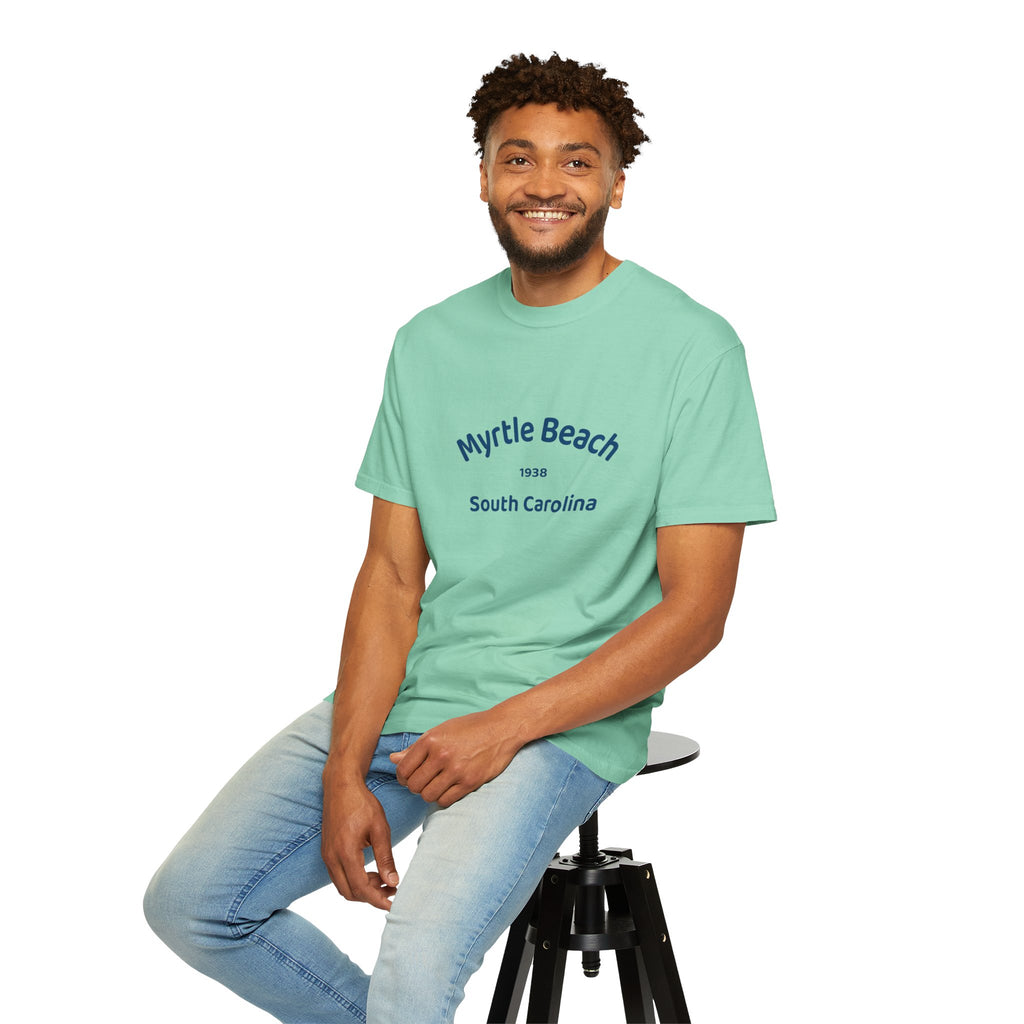 Myrtle Beach Unisex T-shirt, Relaxed Fit Tee, Vacation Souvenir Shirt, Casual Wear, Beach Lover Gift, Summer Attire