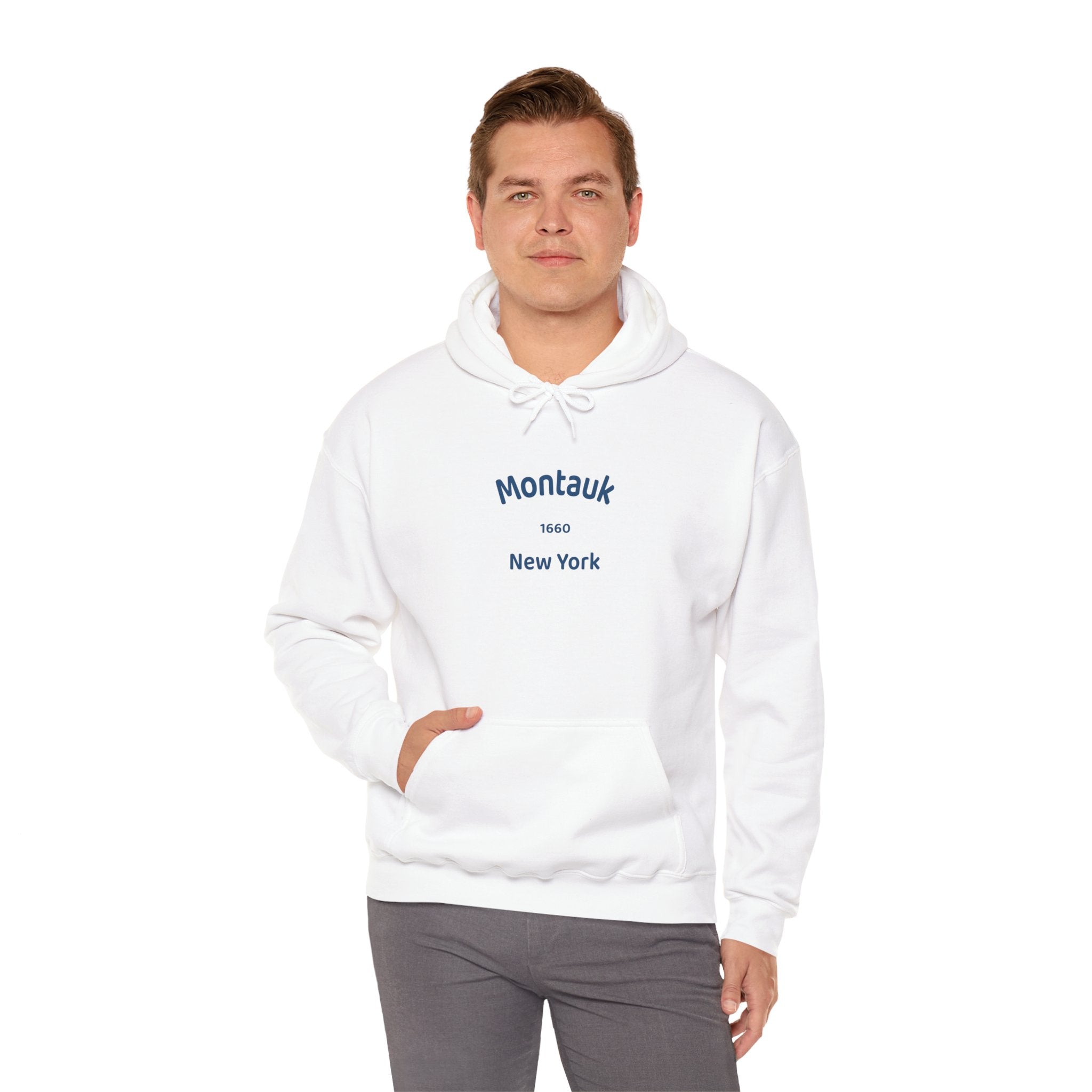 Montauk Sweatshirt: Cozy Unisex Hooded Sweatshirt for Year-Round Comfort, Perfect for Travel, Casual Outings, and Gift-Giving