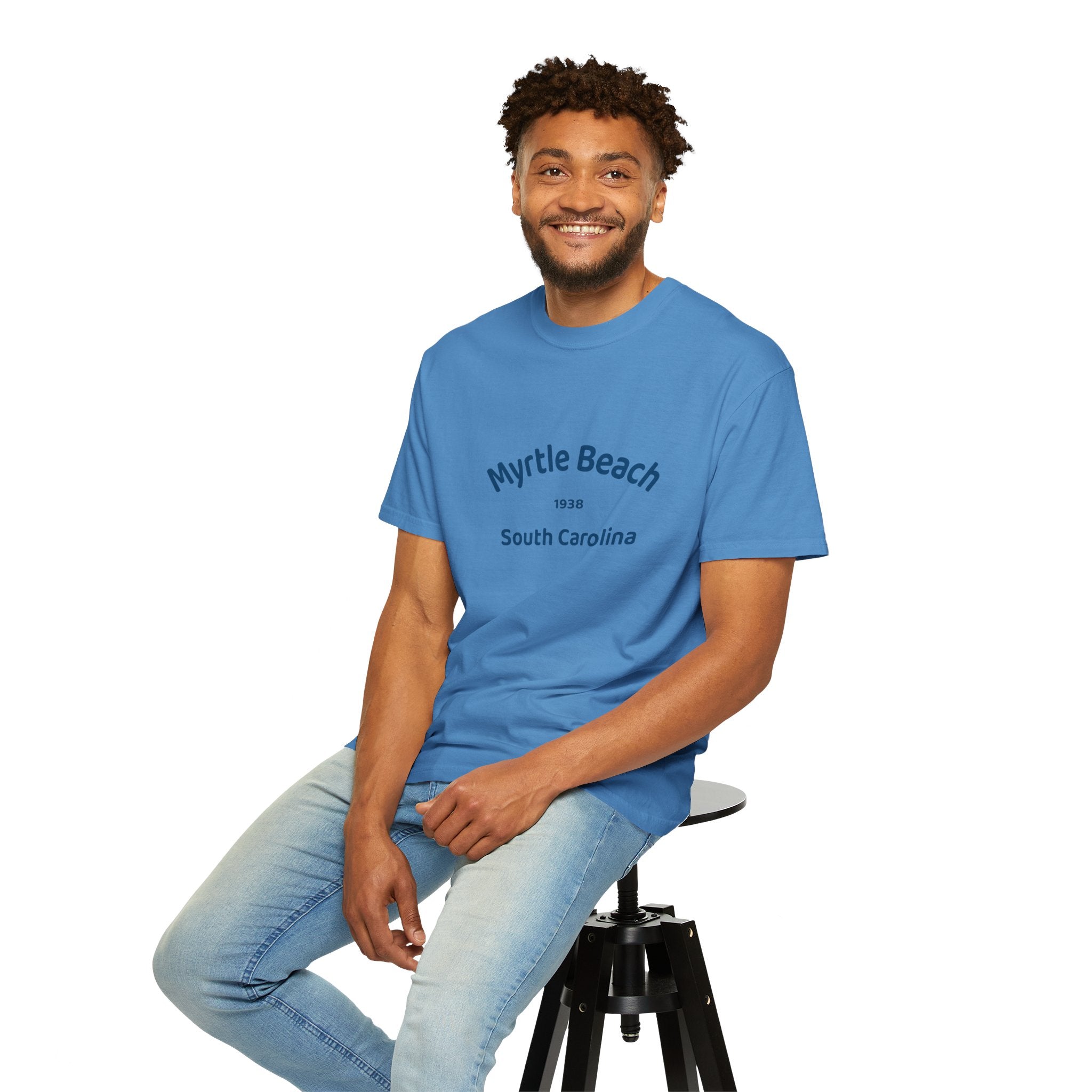 Myrtle Beach Unisex T-shirt, Relaxed Fit Tee, Vacation Souvenir Shirt, Casual Wear, Beach Lover Gift, Summer Attire