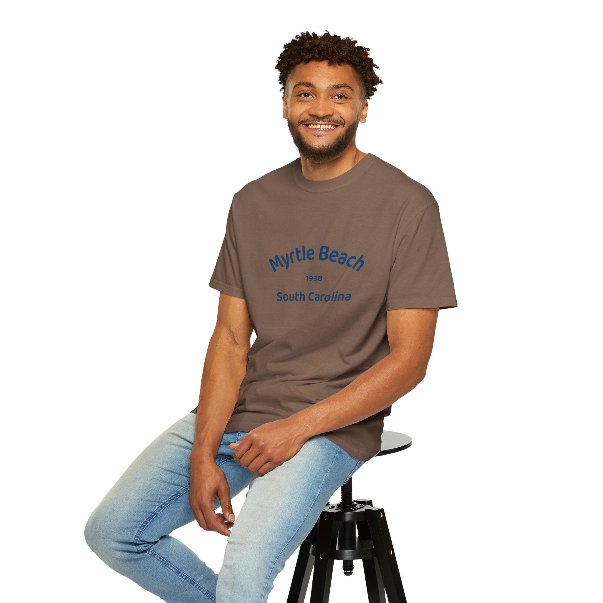 Myrtle Beach Unisex T-shirt, Relaxed Fit Tee, Vacation Souvenir Shirt, Casual Wear, Beach Lover Gift, Summer Attire