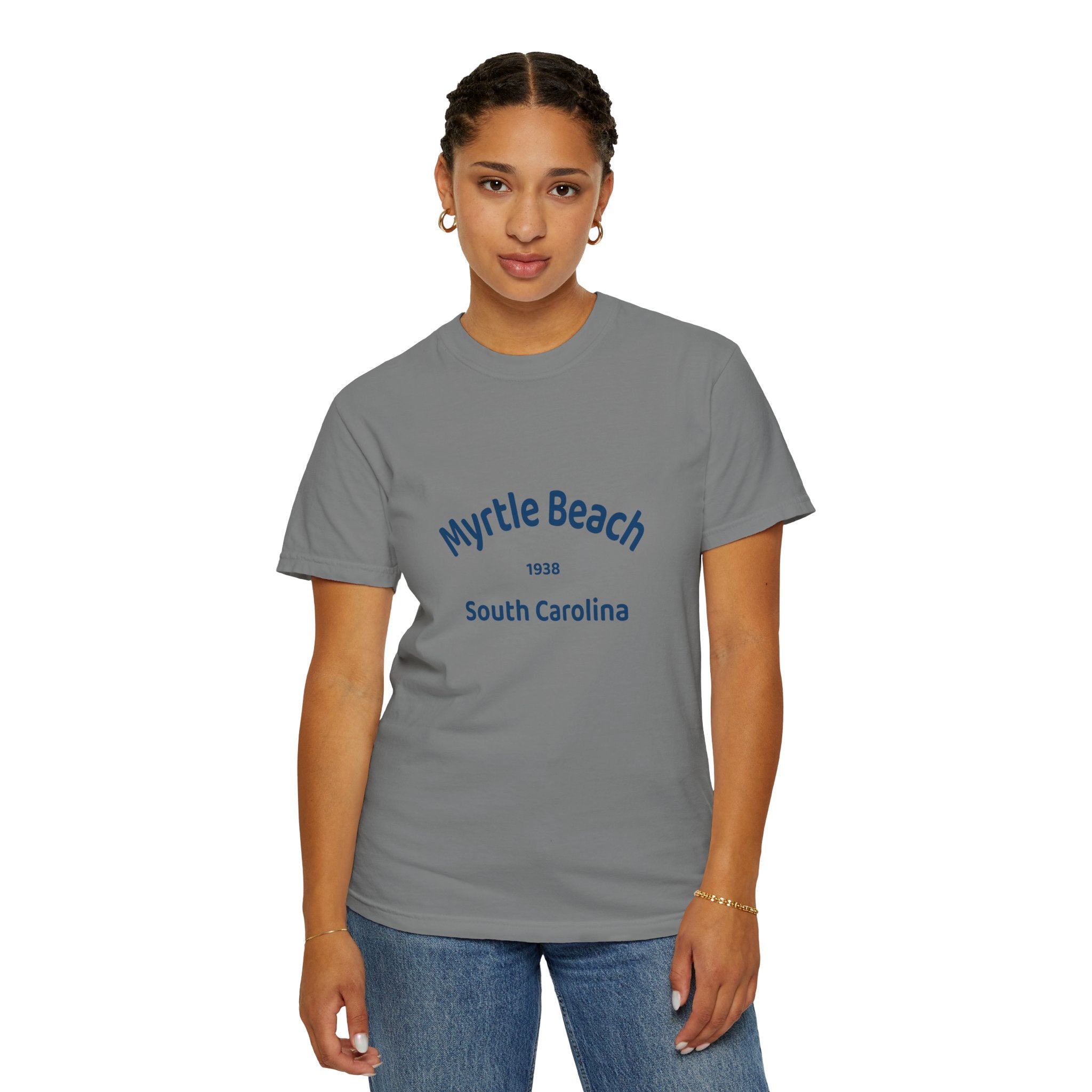 Myrtle Beach Unisex T-shirt, Relaxed Fit Tee, Vacation Souvenir Shirt, Casual Wear, Beach Lover Gift, Summer Attire