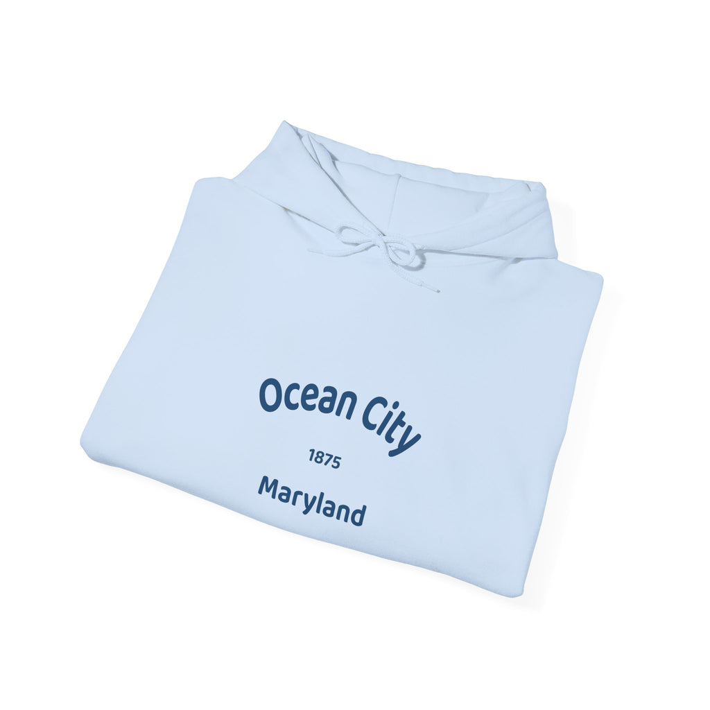 Ocean City Unisex Heavy Blend Hoodie | Cozy Sweatshirt for Beach Lovers | Birthday Gift, Travel Souvenir, Casual Wear