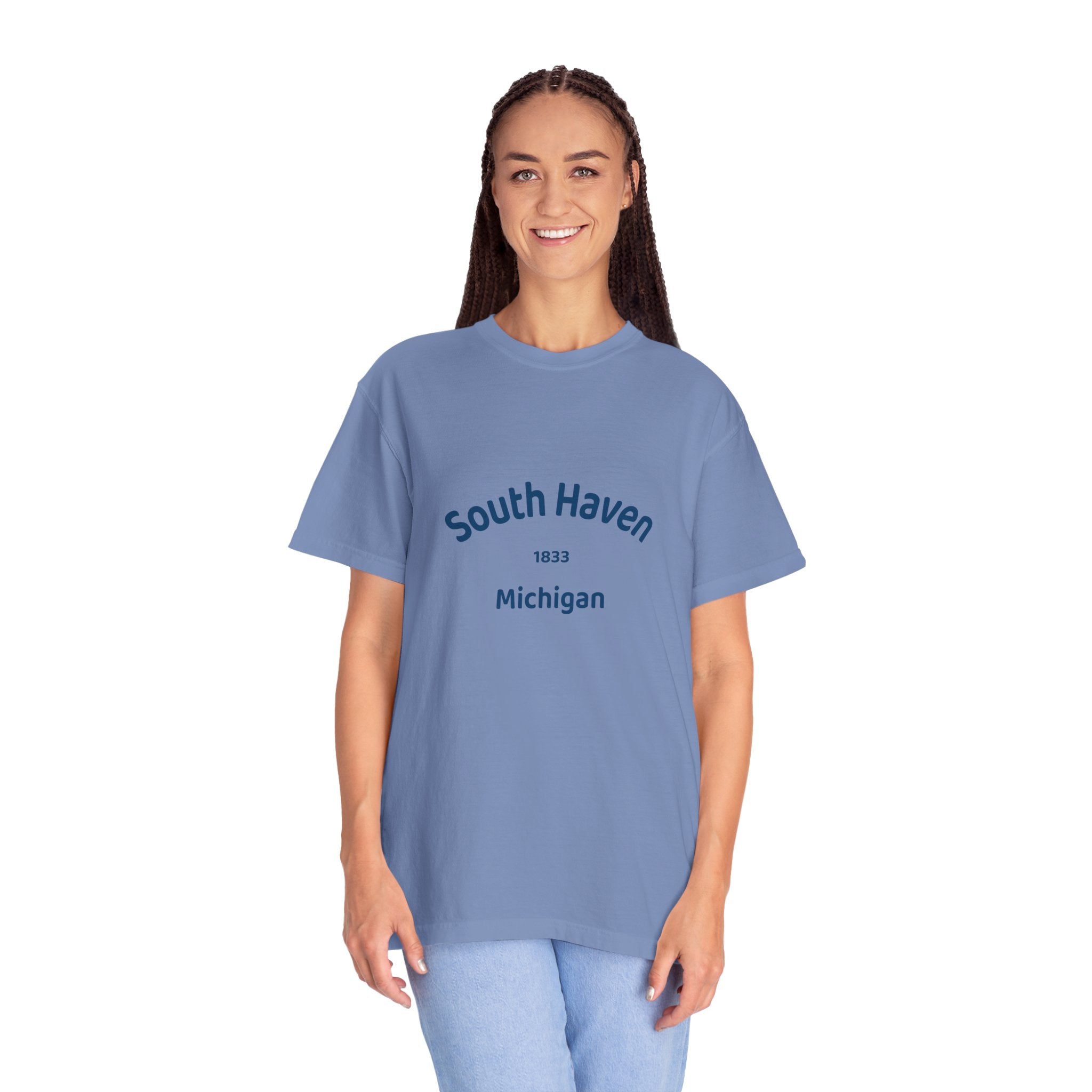 South Haven Vintage Unisex T-Shirt, Casual Summer Tee, Beach Wear, Michigan Souvenir, Gift for Him/Her