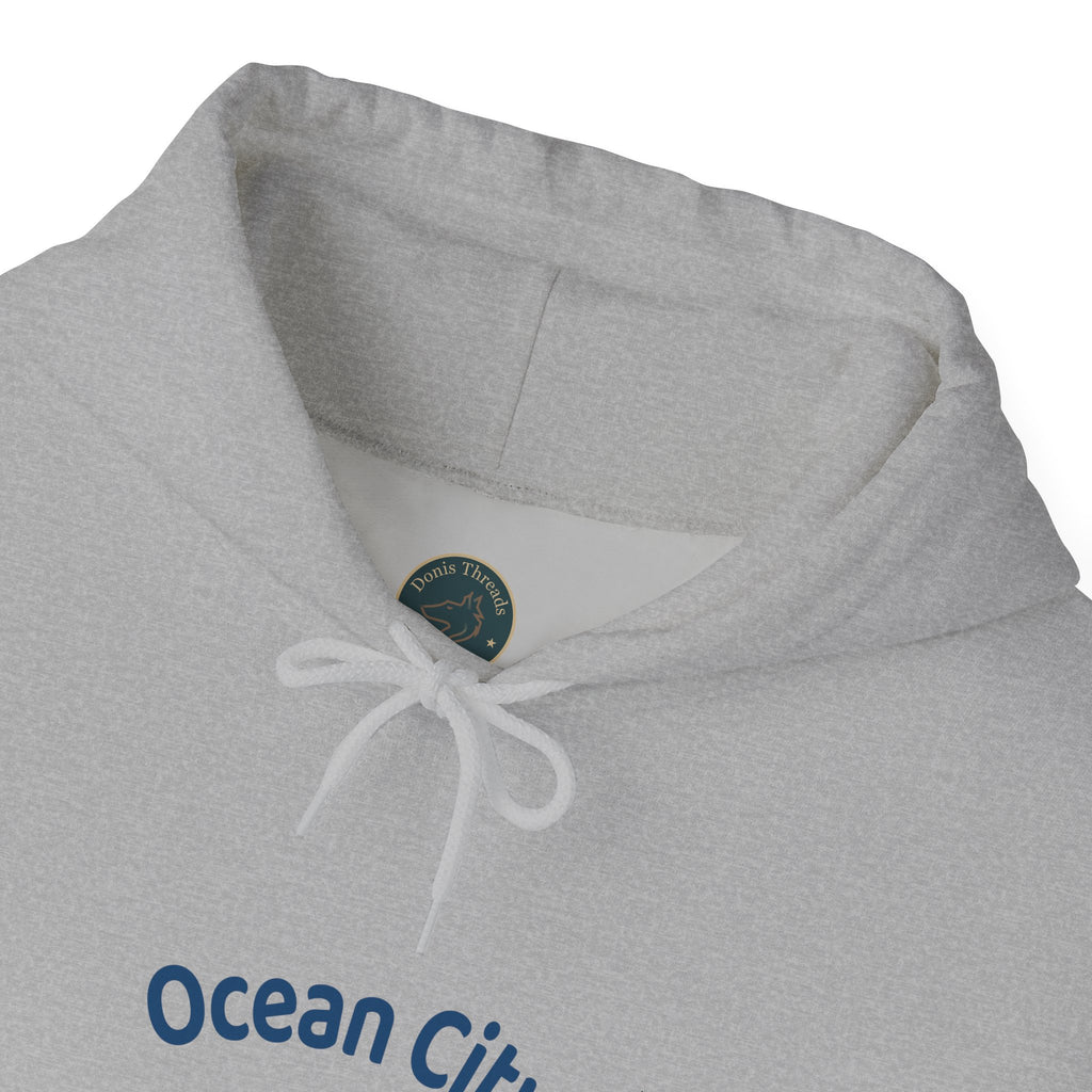 Ocean City Unisex Heavy Blend Hoodie | Cozy Sweatshirt for Beach Lovers | Birthday Gift, Travel Souvenir, Casual Wear