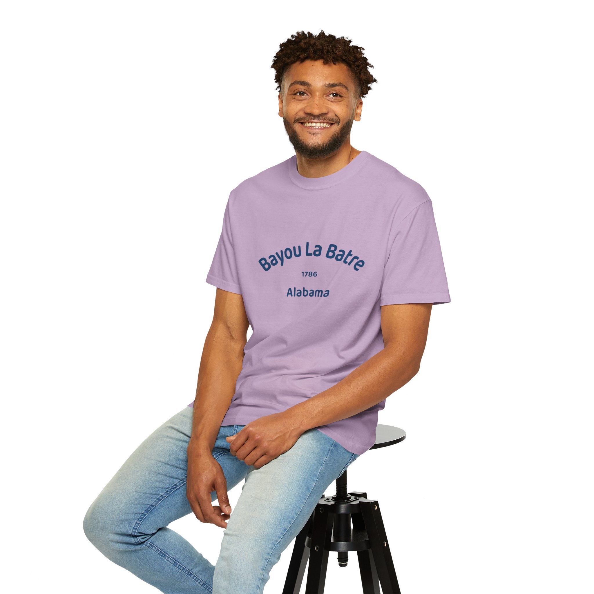 Bayou La Batre T-Shirt, Unisex Garment-Dyed Tee, Coastal Souvenir Shirt, Casual Summer Wear, Gift for Beach Lovers
