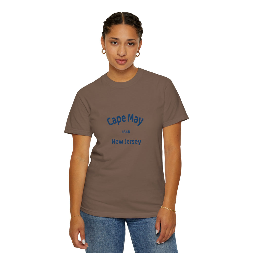 Cape May Heritage T-shirt, Vintage Style Tee, Unisex Casual Wear, NJ Vacation Souvenir, Gift for Travelers, Coastal Fashion, Summer Apparel