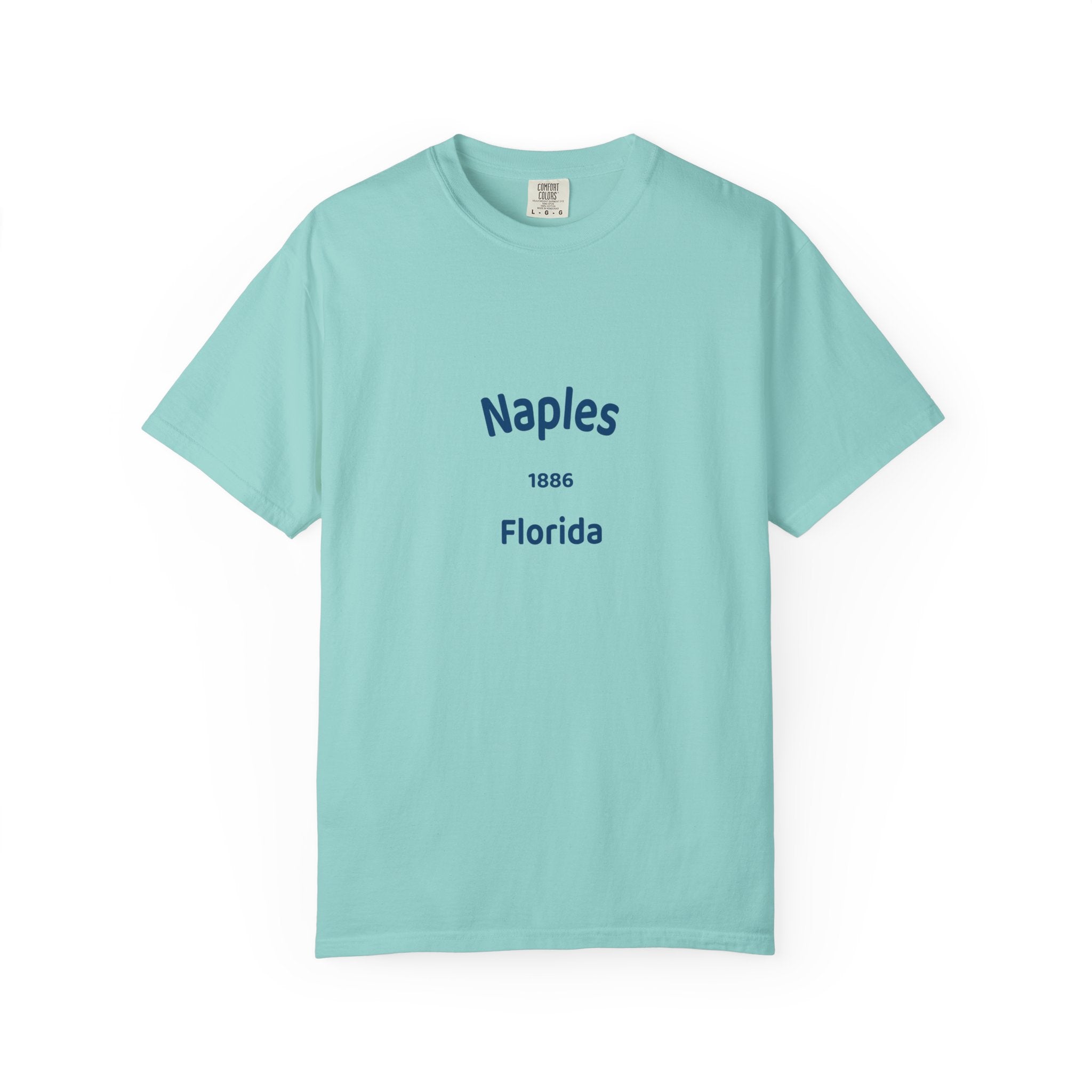 Vintage Naples Florida T-Shirt, Unisex Garment-Dyed Tee, Casual Wear, Summer Vacation, Gift for Travelers, Coastal Style