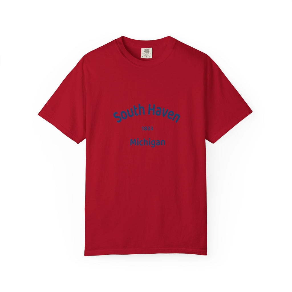 South Haven Vintage Unisex T-Shirt, Casual Summer Tee, Beach Wear, Michigan Souvenir, Gift for Him/Her