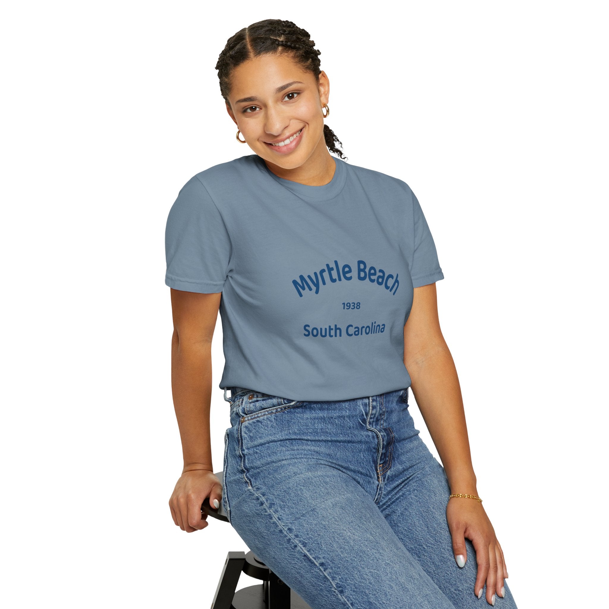 Myrtle Beach Unisex T-shirt, Relaxed Fit Tee, Vacation Souvenir Shirt, Casual Wear, Beach Lover Gift, Summer Attire