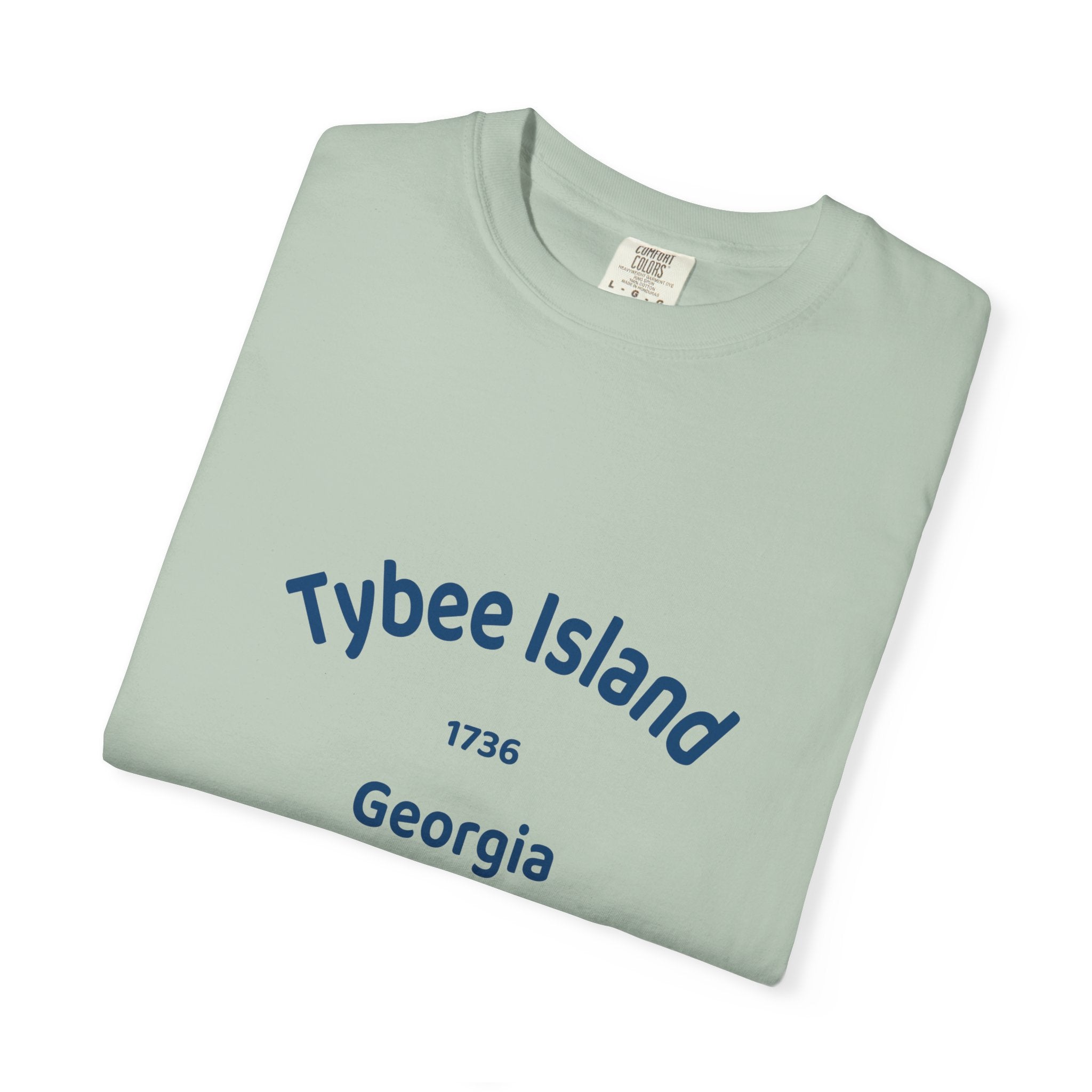 Tybee Island Garment-Dyed T-shirt | Coastal Vibe Tee for Beach Lovers, Summer Wear, Vacation Top, Gift for Travelers, Casual Style
