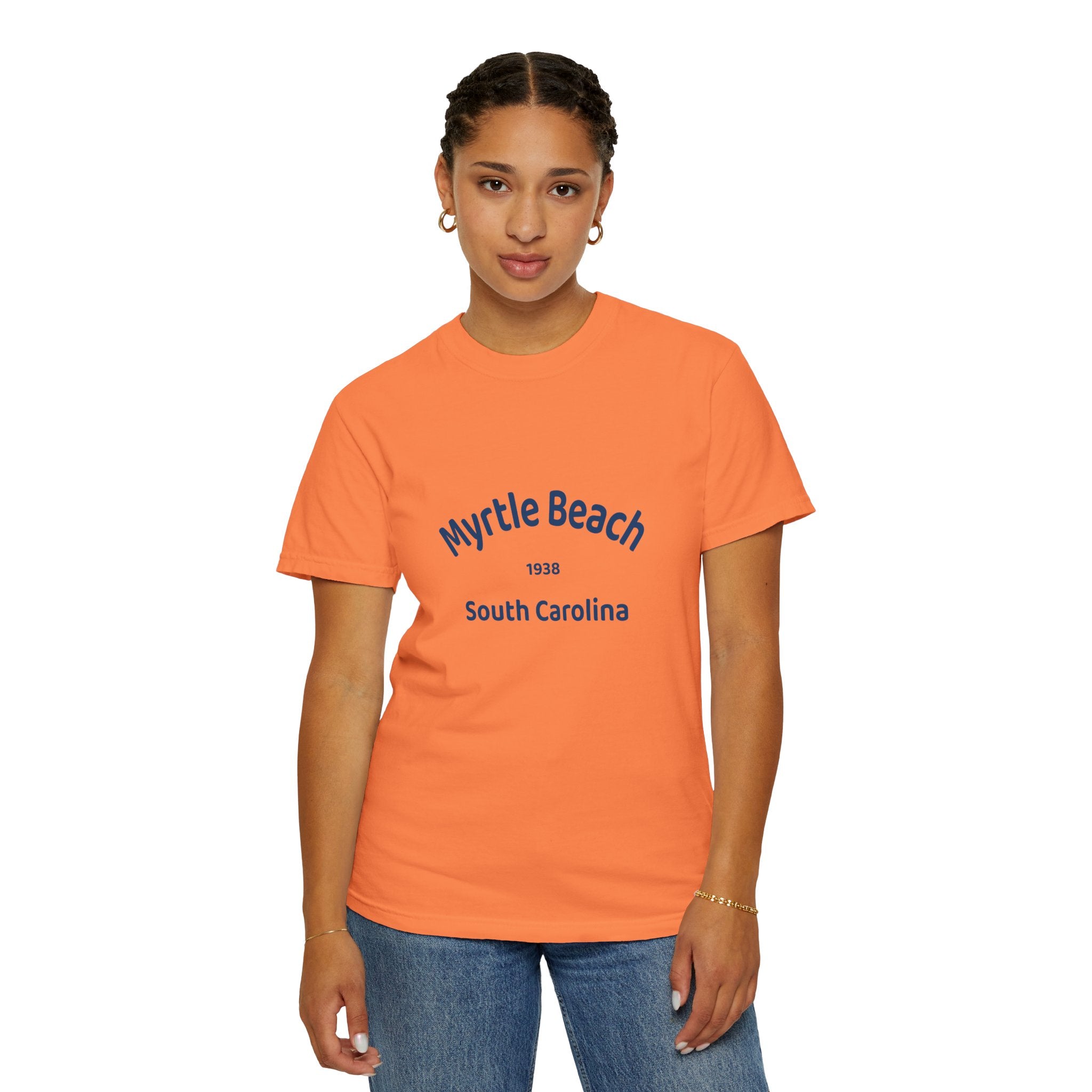 Myrtle Beach Unisex T-shirt, Relaxed Fit Tee, Vacation Souvenir Shirt, Casual Wear, Beach Lover Gift, Summer Attire