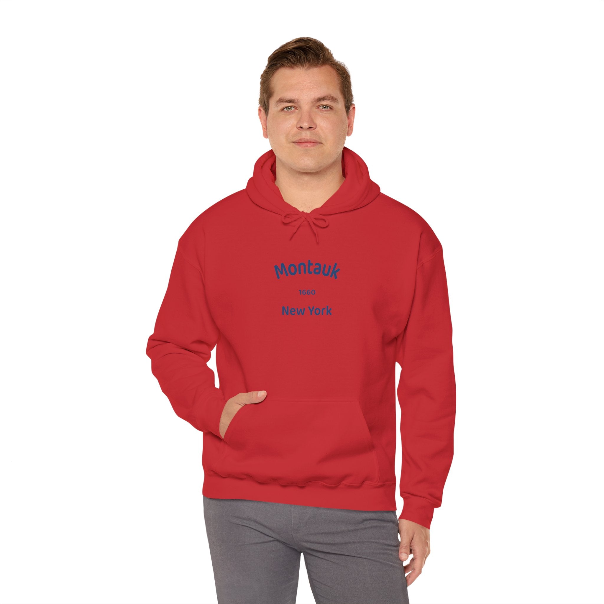 Montauk Sweatshirt: Cozy Unisex Hooded Sweatshirt for Year-Round Comfort, Perfect for Travel, Casual Outings, and Gift-Giving