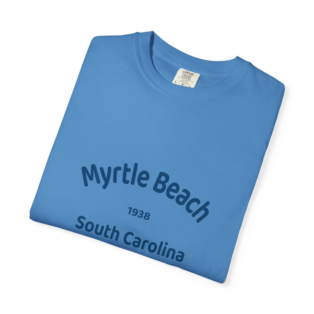 Myrtle Beach Unisex T-shirt, Relaxed Fit Tee, Vacation Souvenir Shirt, Casual Wear, Beach Lover Gift, Summer Attire