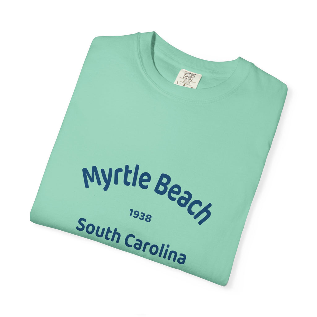 Myrtle Beach Unisex T-shirt, Relaxed Fit Tee, Vacation Souvenir Shirt, Casual Wear, Beach Lover Gift, Summer Attire