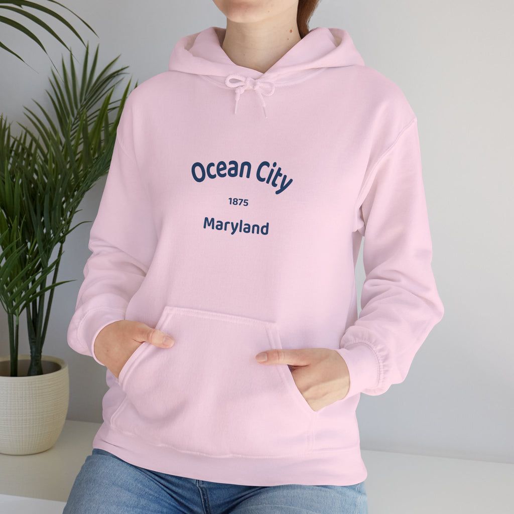 Ocean City Unisex Heavy Blend Hoodie | Cozy Sweatshirt for Beach Lovers | Birthday Gift, Travel Souvenir, Casual Wear