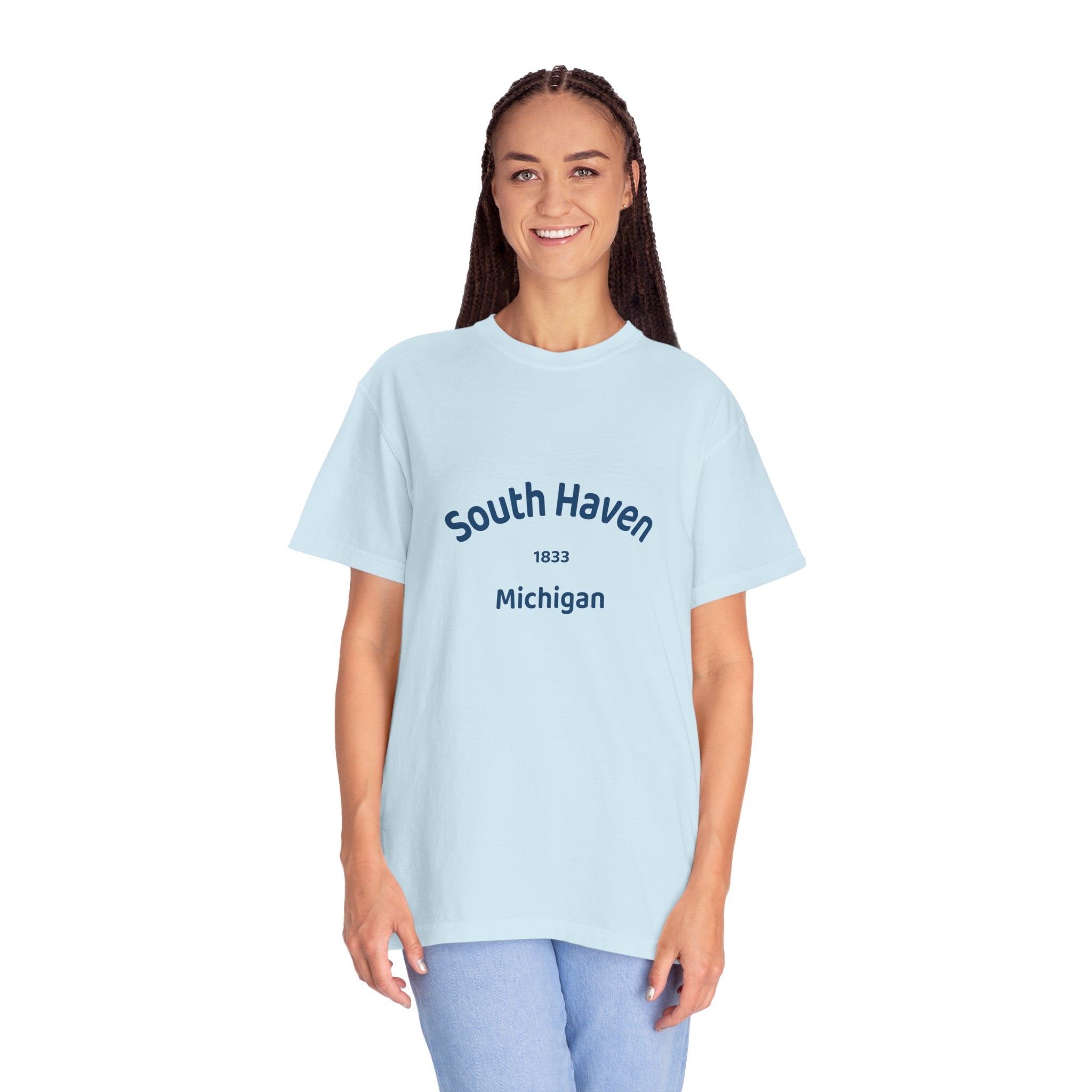 South Haven Vintage Unisex T-Shirt, Casual Summer Tee, Beach Wear, Michigan Souvenir, Gift for Him/Her